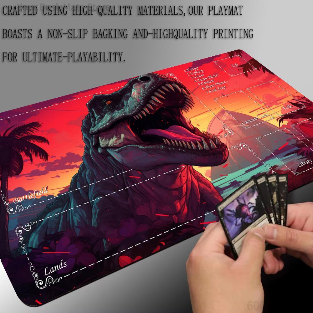 Neon Aesthetic Dinosaur Theme  - Door Mat Blank review and price
