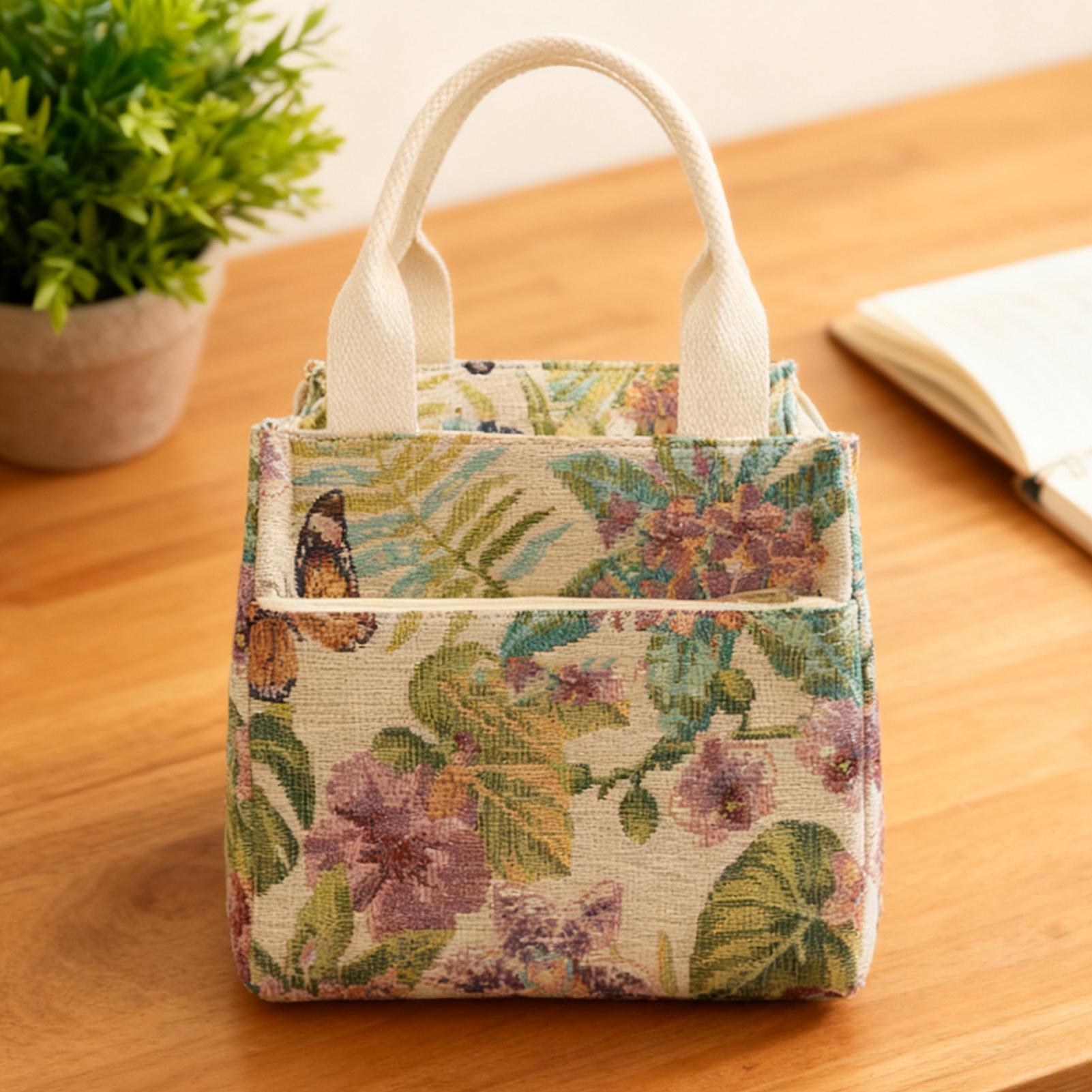 Insulated Lunch Bag Flower Wat - Tote Bag Sublimation review and price