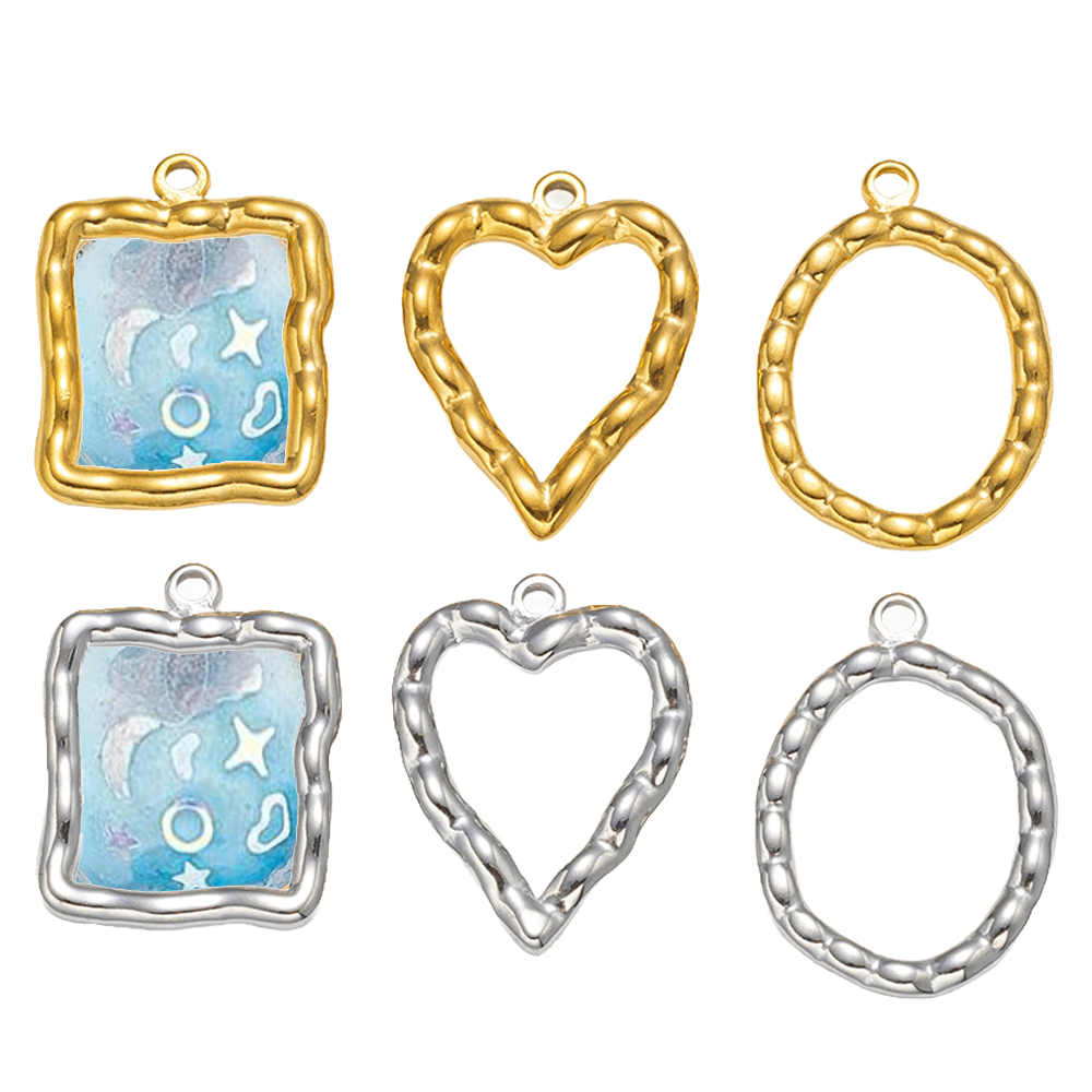 5pcs Stainless Steel Heart Rou - Metal Photo Panel review and price