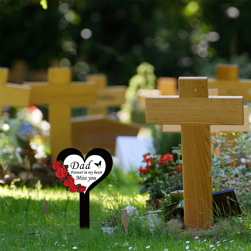 2024 Cemetery Memorial Heart S - Yard Sign Blank review and price