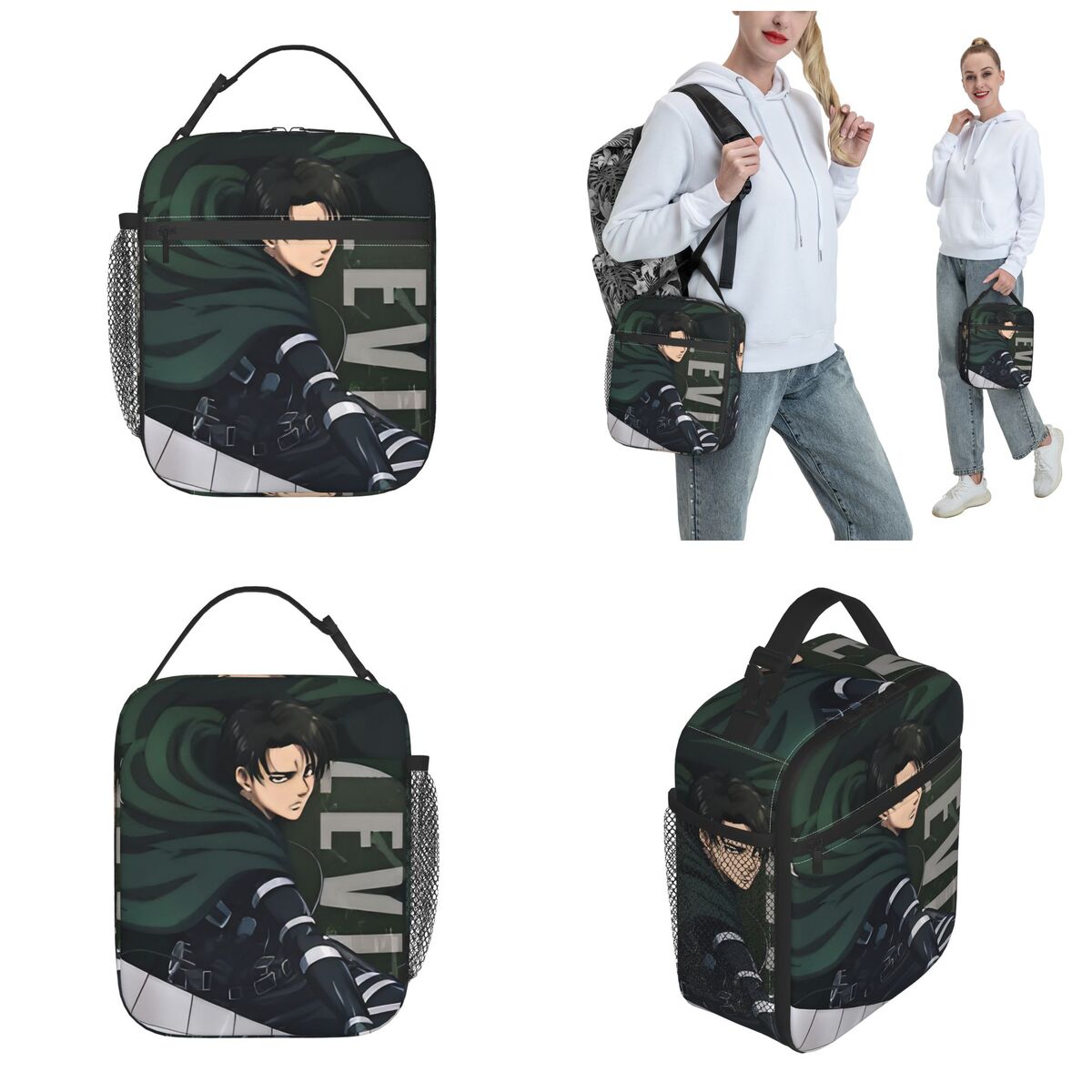Levi Ackerman AOT Manga Insula - Tote Bag Sublimation review and price