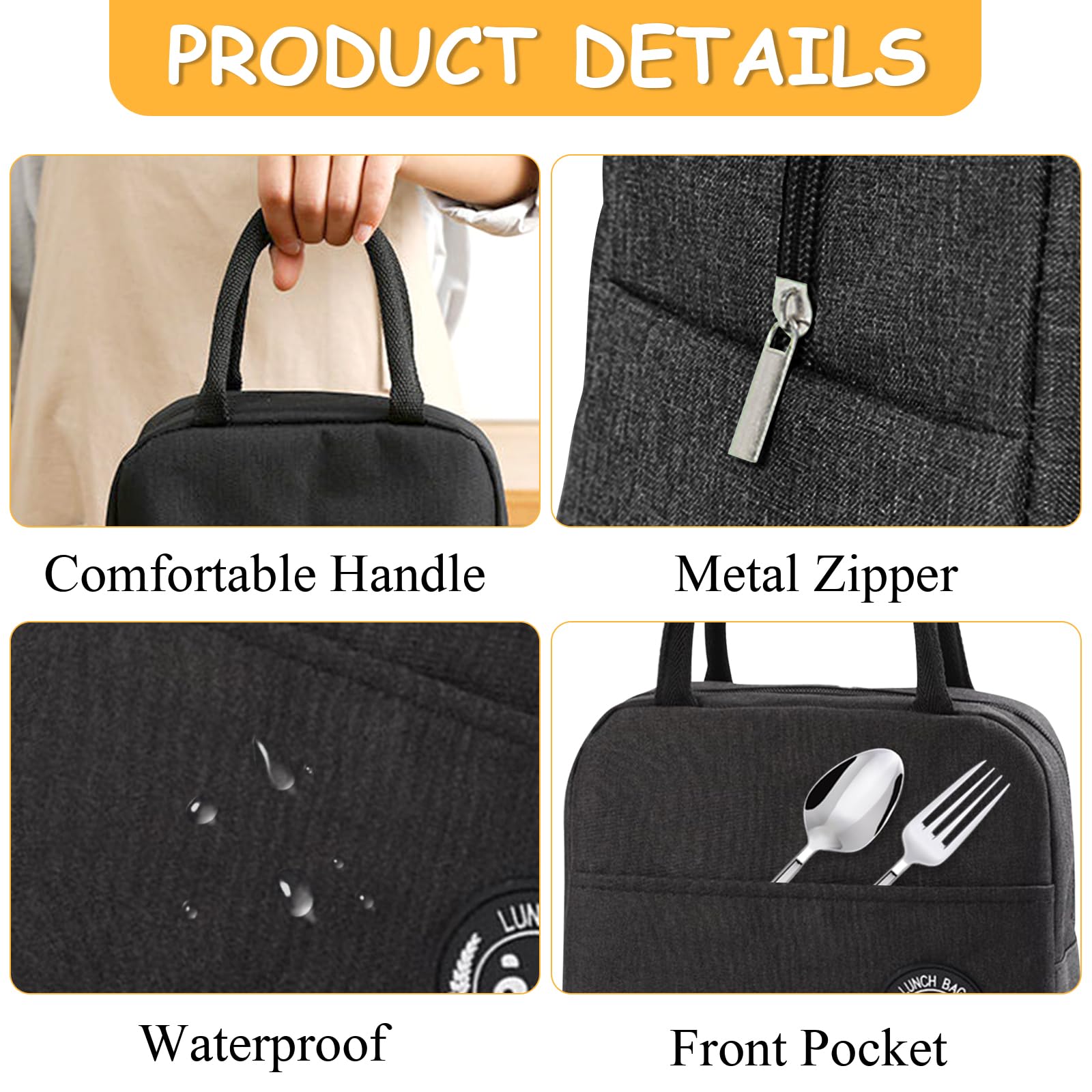 Lunch Bag Insulated Cooler Bag - Tote Bag Sublimation review and price