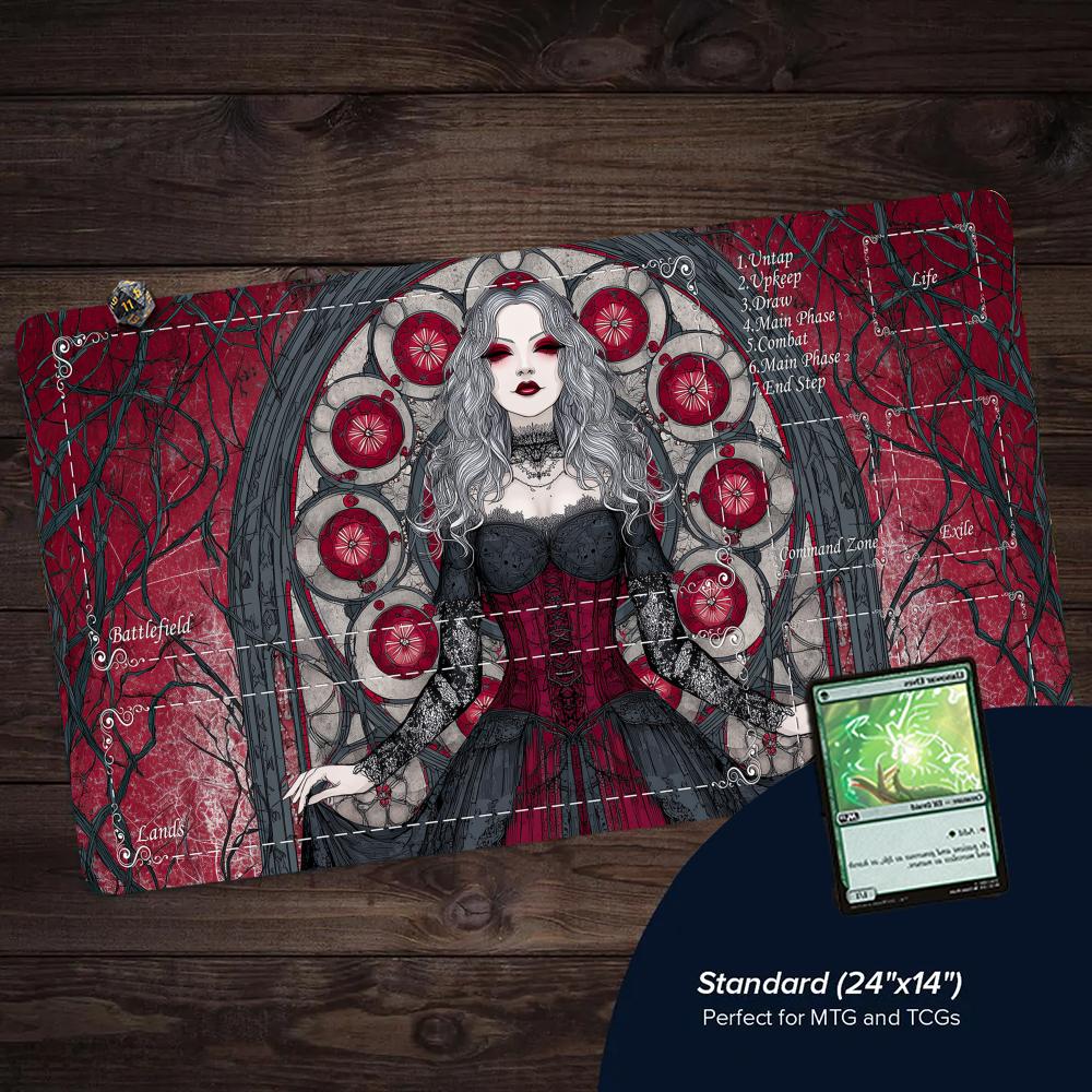 Gothic Female Vampire TCG Play - Door Mat Blank review and price