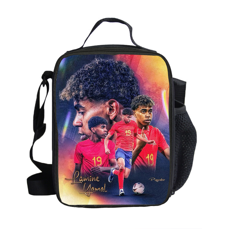 Lunch Bags L-Lamin Yamal Food  - Tote Bag Sublimation review and price