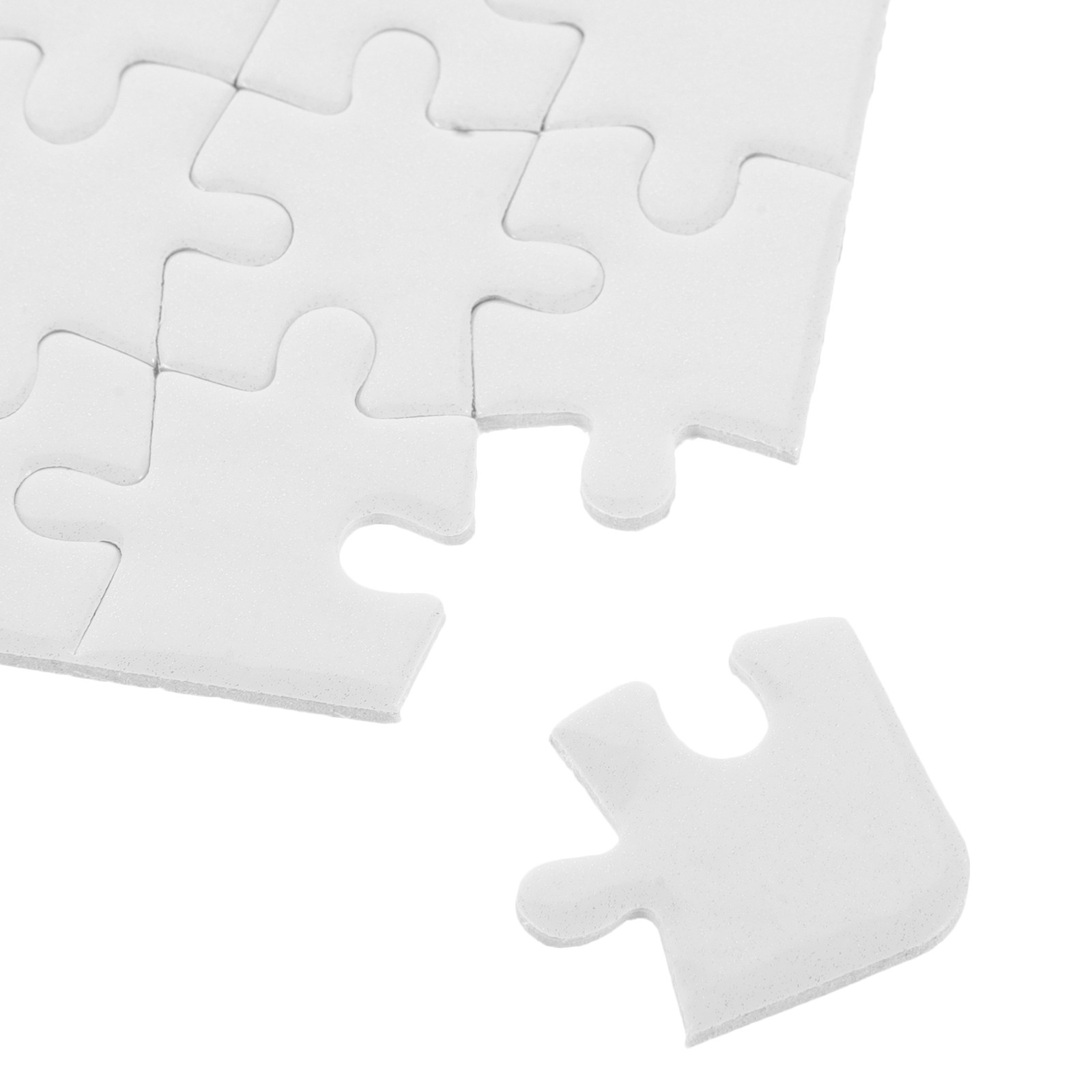 4Sheets Blank Puzzle Pieces Wh - Puzzle Blank White review and price