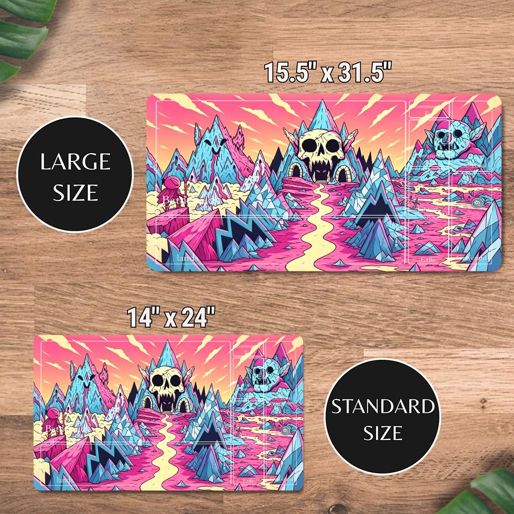 Cartoon Pink Skull Mountain TC - Door Mat Blank review and price