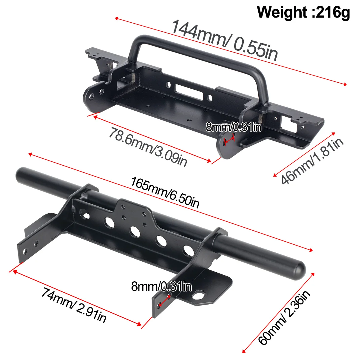 Metal Front and Rear Bumper fo - Metal Photo Panel review and price