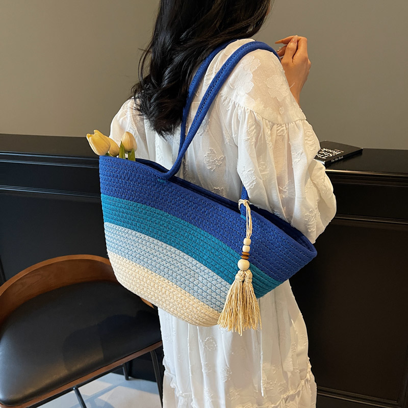 Cotton Rope Woven Design Shoul - Tote Bag Sublimation review and price