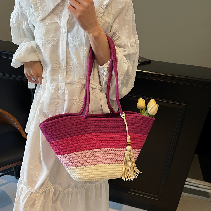 Cotton Rope Woven Design Shoul - Tote Bag Sublimation review and price