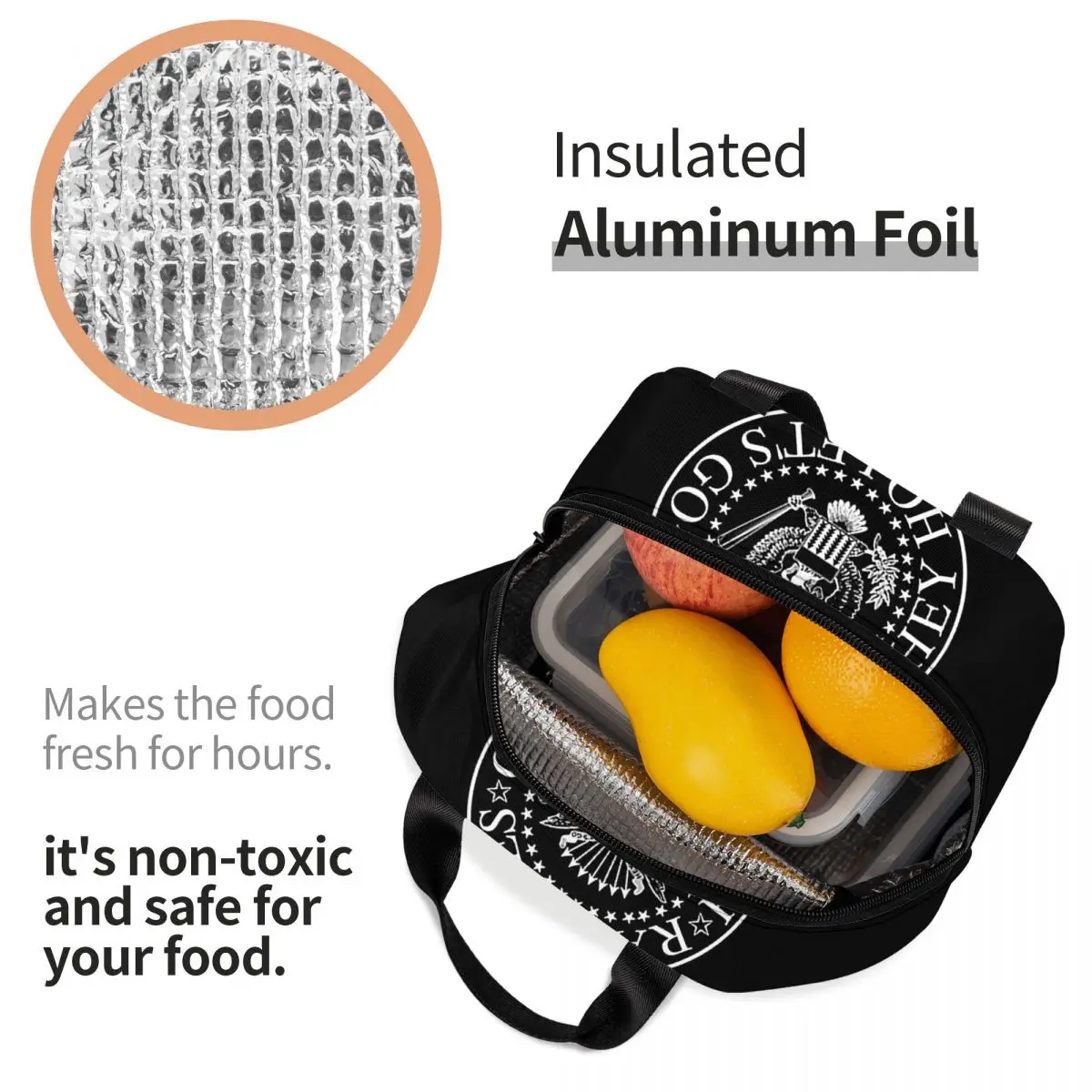 The Ramone Merch Insulated Lun - Tote Bag Sublimation review and price