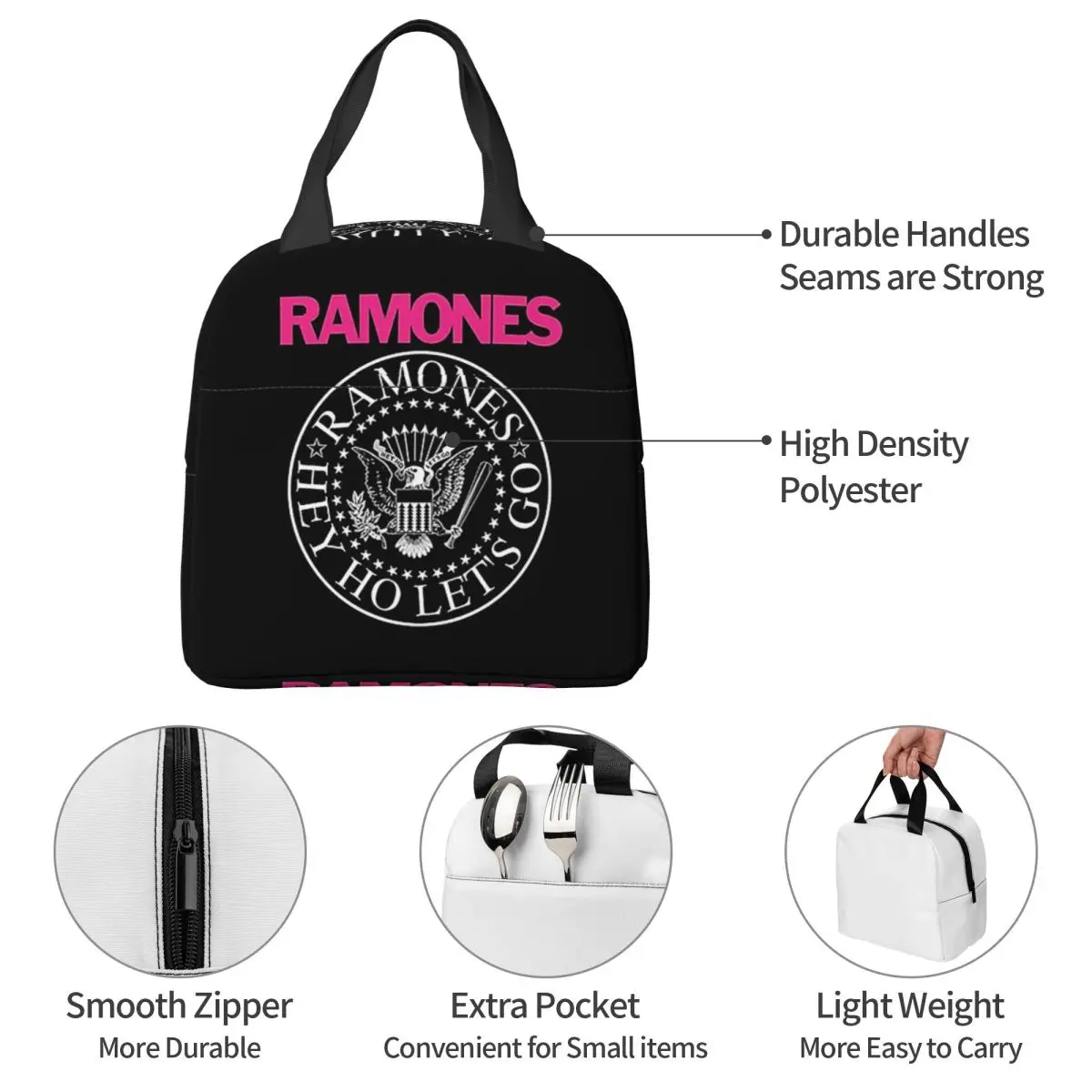 The Ramone Merch Insulated Lun - Tote Bag Sublimation review and price