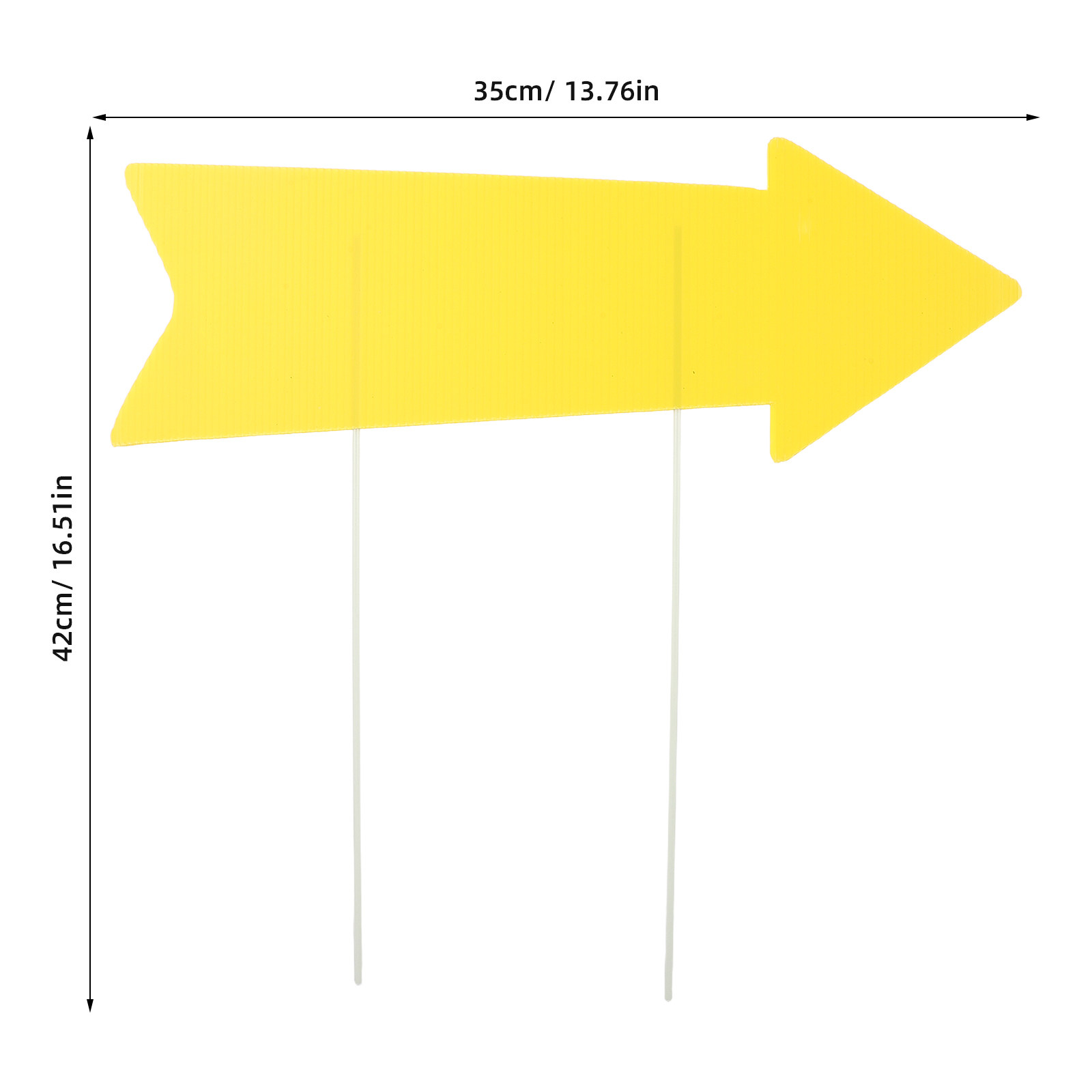 10Pcs Blank Yellow Arrow Signs - Yard Sign Blank review and price
