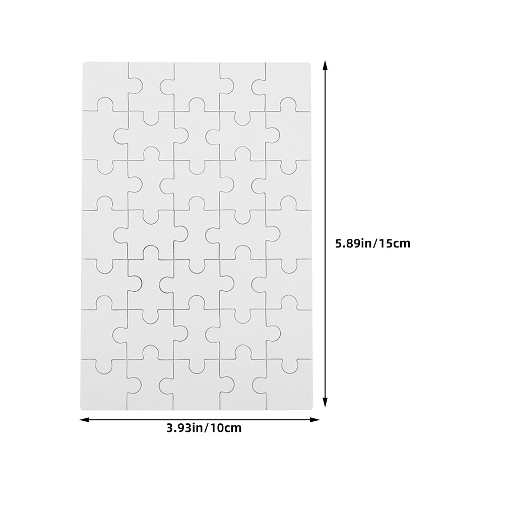 12Pcs Blank Sublimation Puzzle - Puzzle Blank White review and price