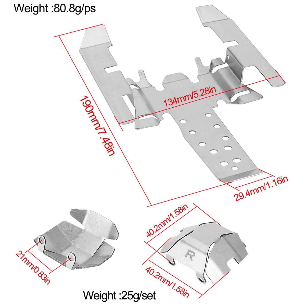 Stainless Steel Skid Plate Cha - Metal Photo Panel review and price